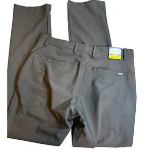 Greg Norman Mens Shark Performance Golf Pants Black 32x32 GNRJKR-P740BLK NWT